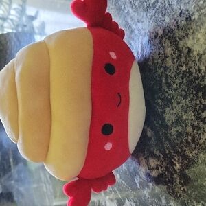 Squishmallows Red and Cream Plush Toy